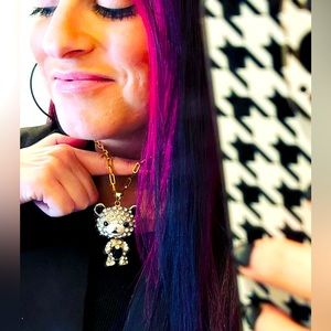 Betsey Johnson panda bear charm - Vintage